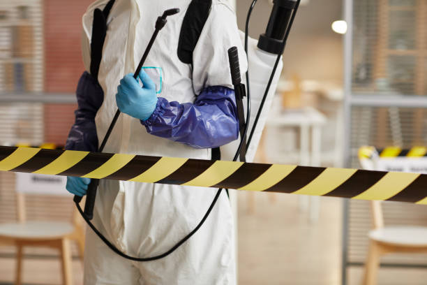 Professional Blood Cleanup technician working in Columbus, MN